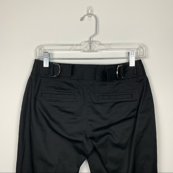 Express Black Crop Trousers Pant Pocket Detailing - Picture 11 of 14